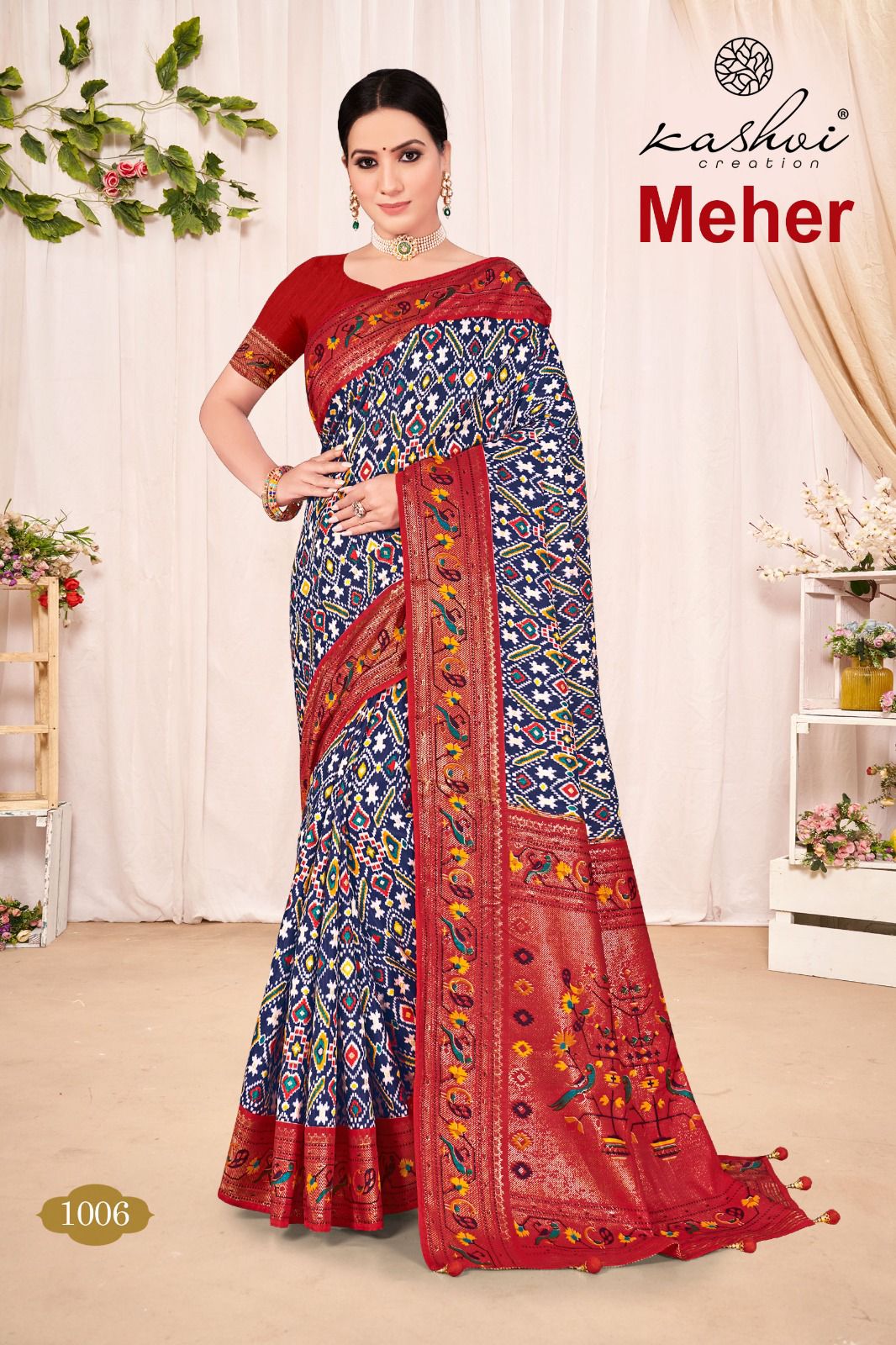 lt kashvi creation meher dola silk elegant look saree catalog