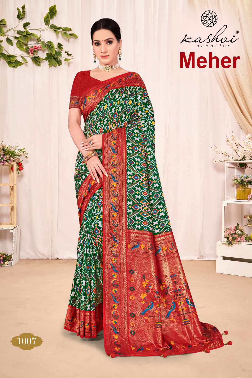 lt kashvi creation meher dola silk elegant look saree catalog