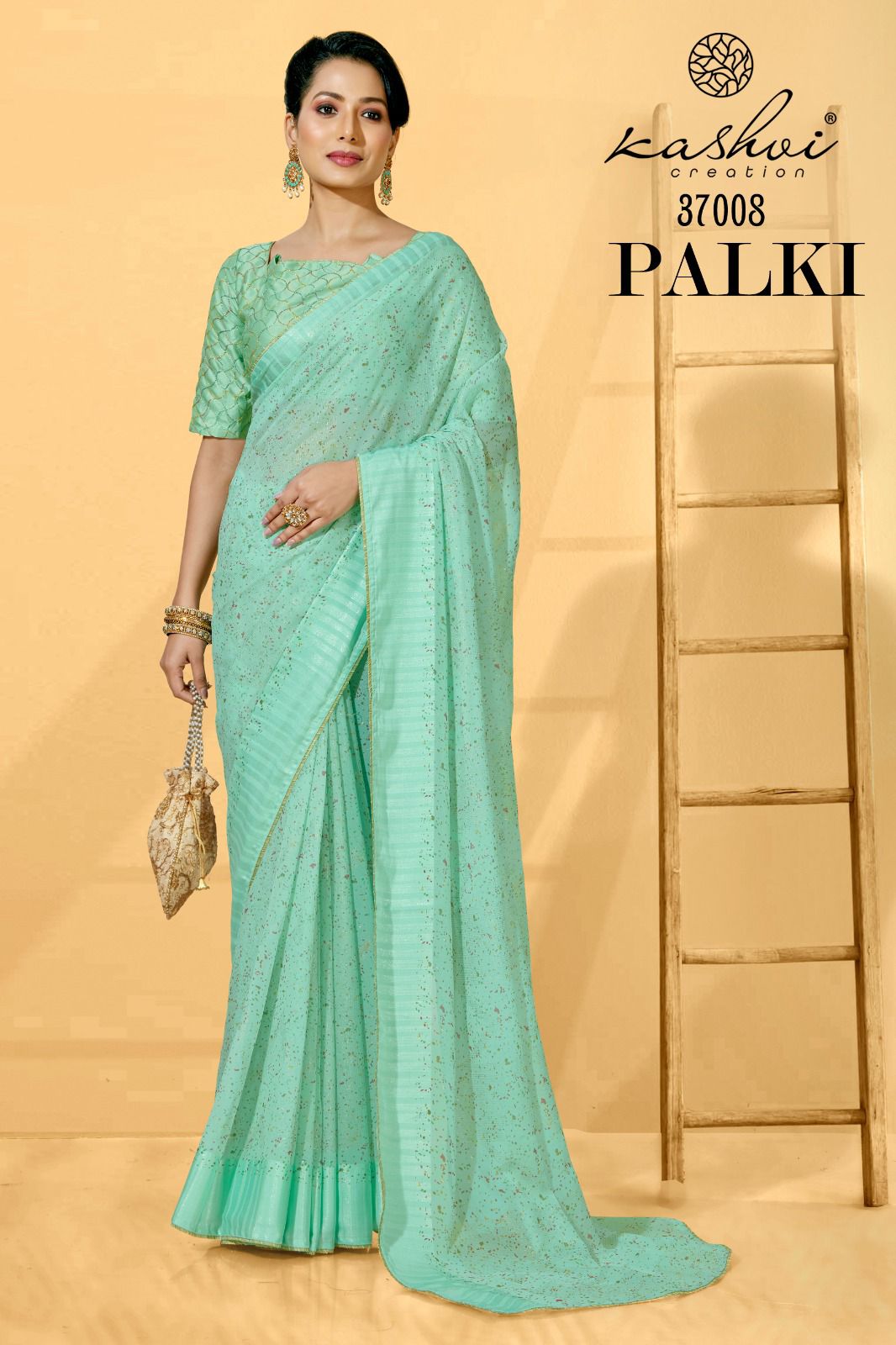 lt kashvi creation palki georgette exclusive print saree catalog