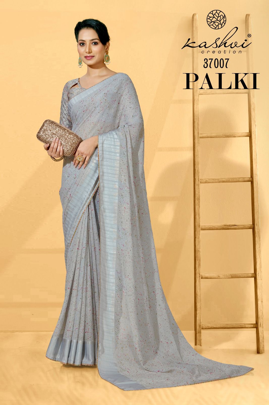 lt kashvi creation palki georgette exclusive print saree catalog