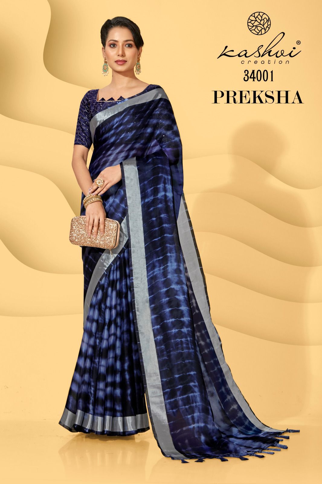 lt kashvi creation preksha georgette elegant sree catalog