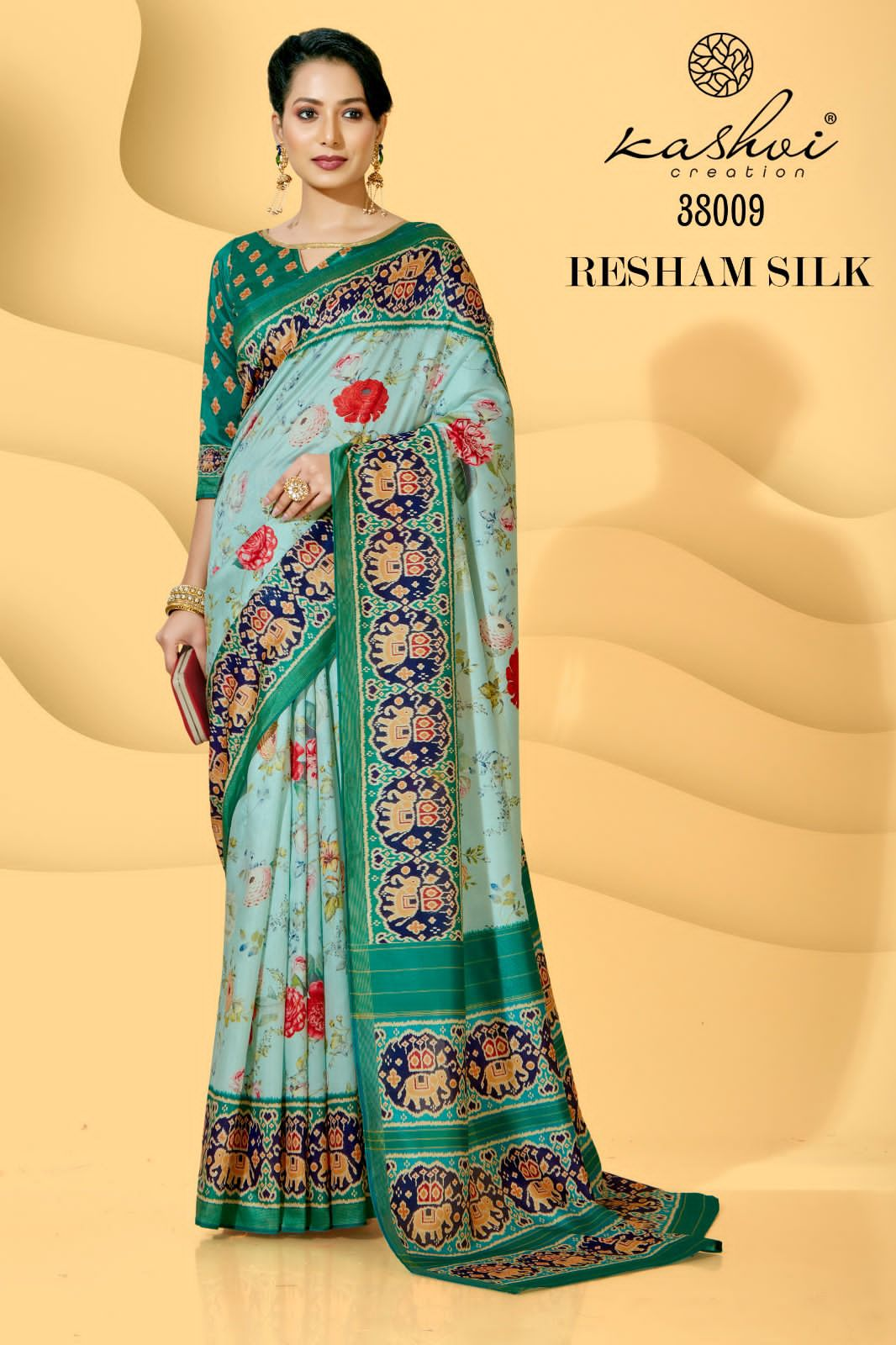 lt kashvi creation resham silk viscose elegant saree catalog