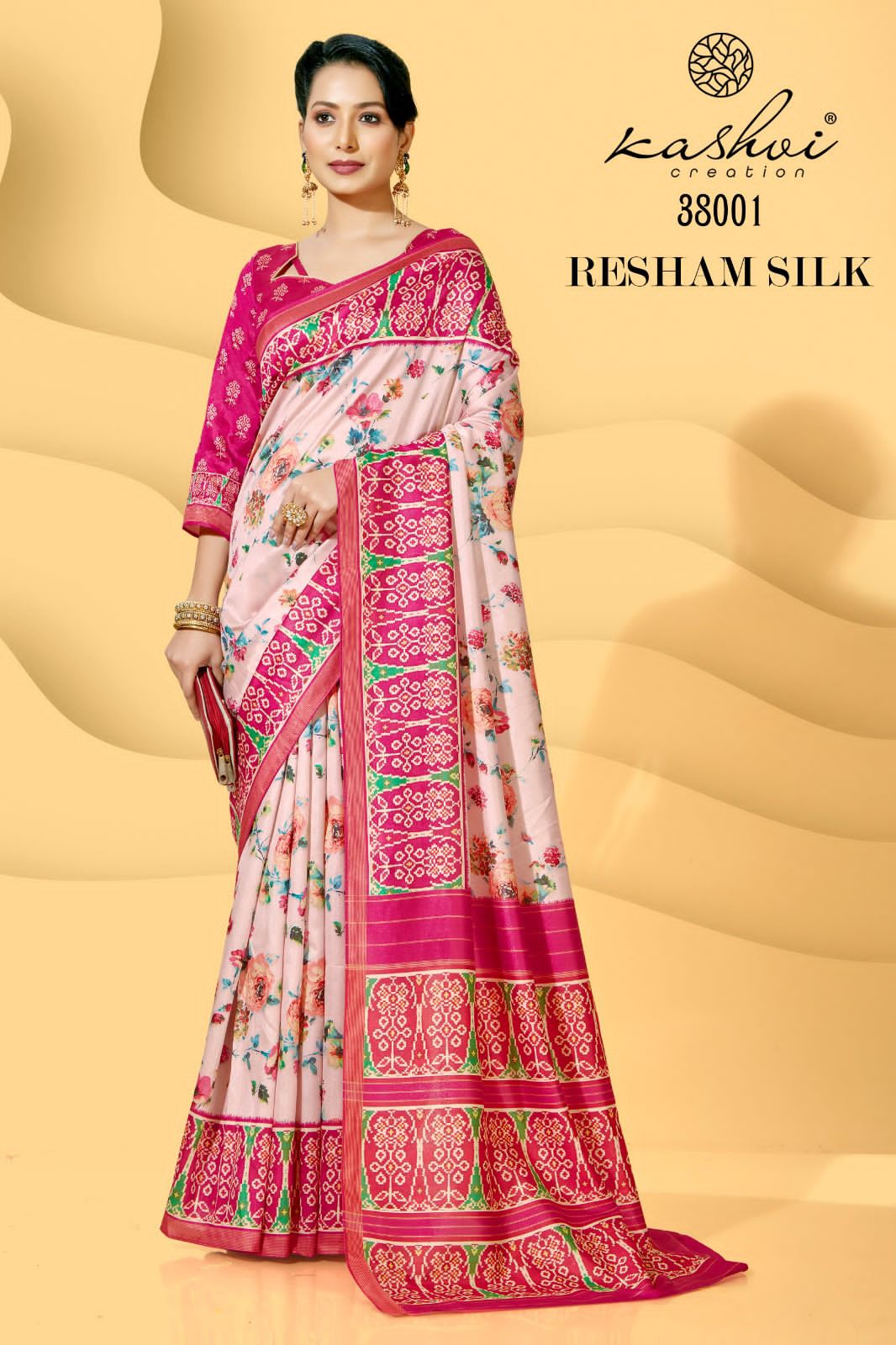 lt kashvi creation resham silk viscose elegant saree catalog