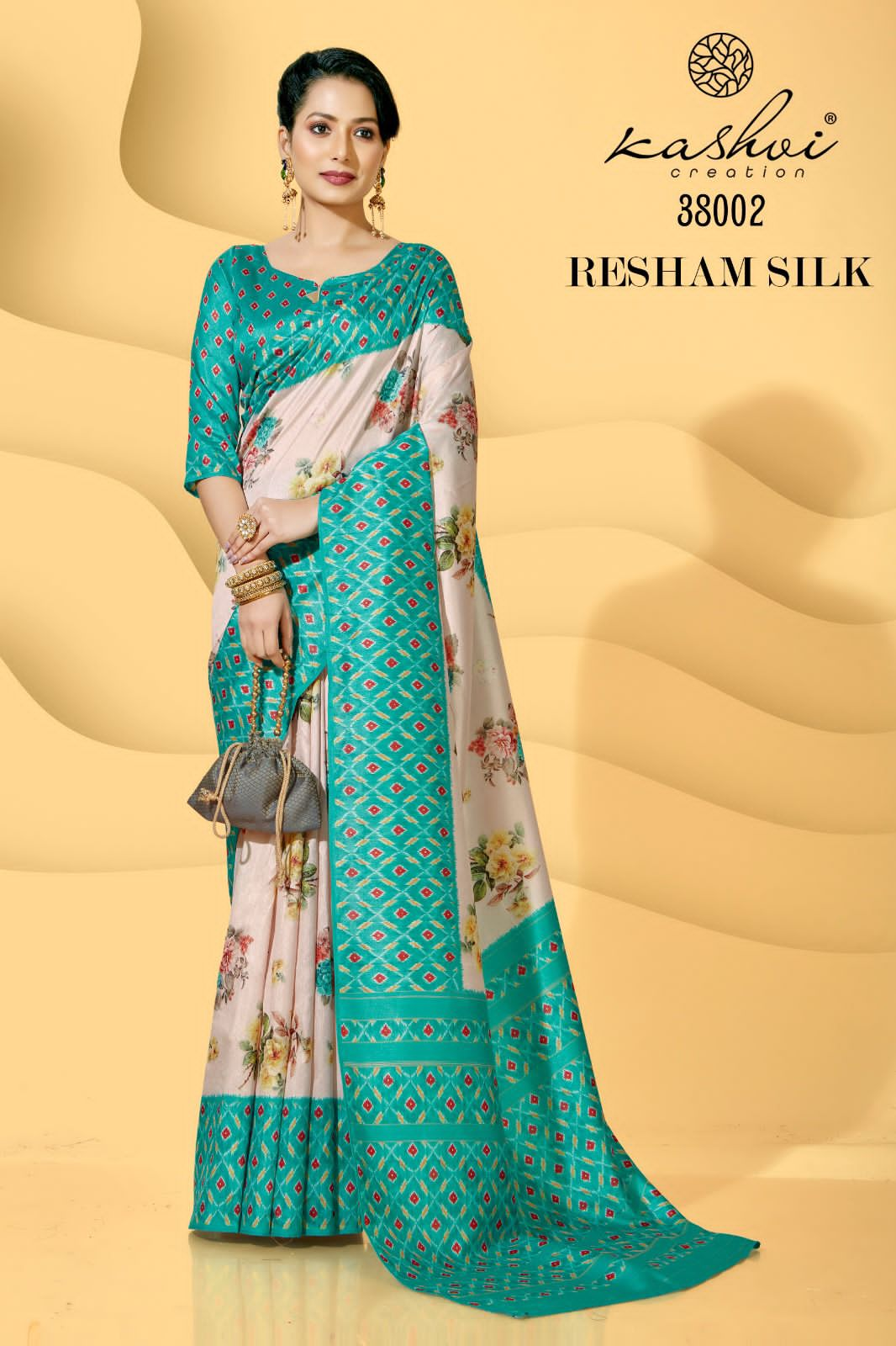 lt kashvi creation resham silk viscose elegant saree catalog