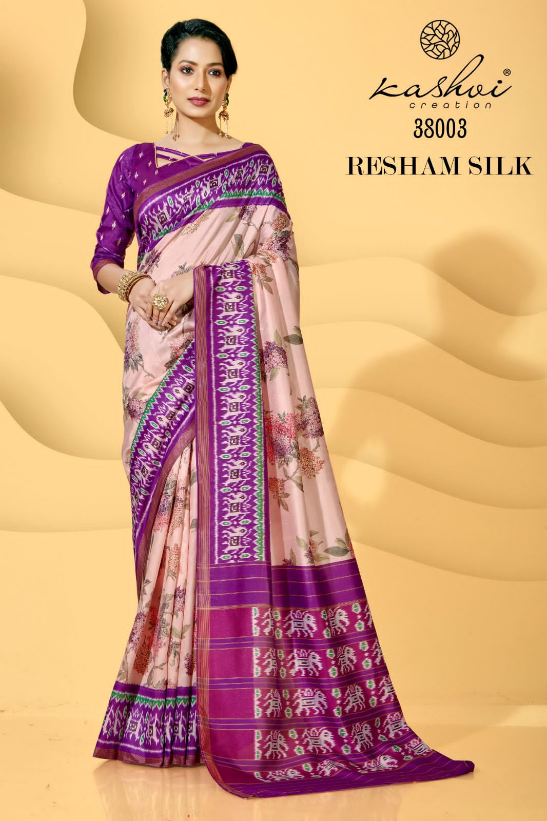 lt kashvi creation resham silk viscose elegant saree catalog