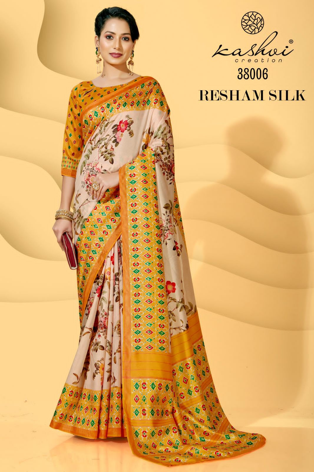 lt kashvi creation resham silk viscose elegant saree catalog