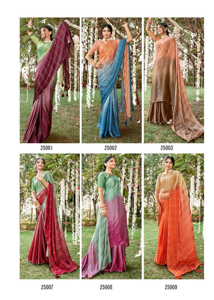 lt kashvi creation roohi satin elegant saree catalog