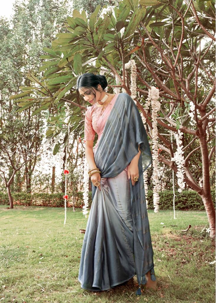 lt kashvi creation roohi satin elegant saree catalog