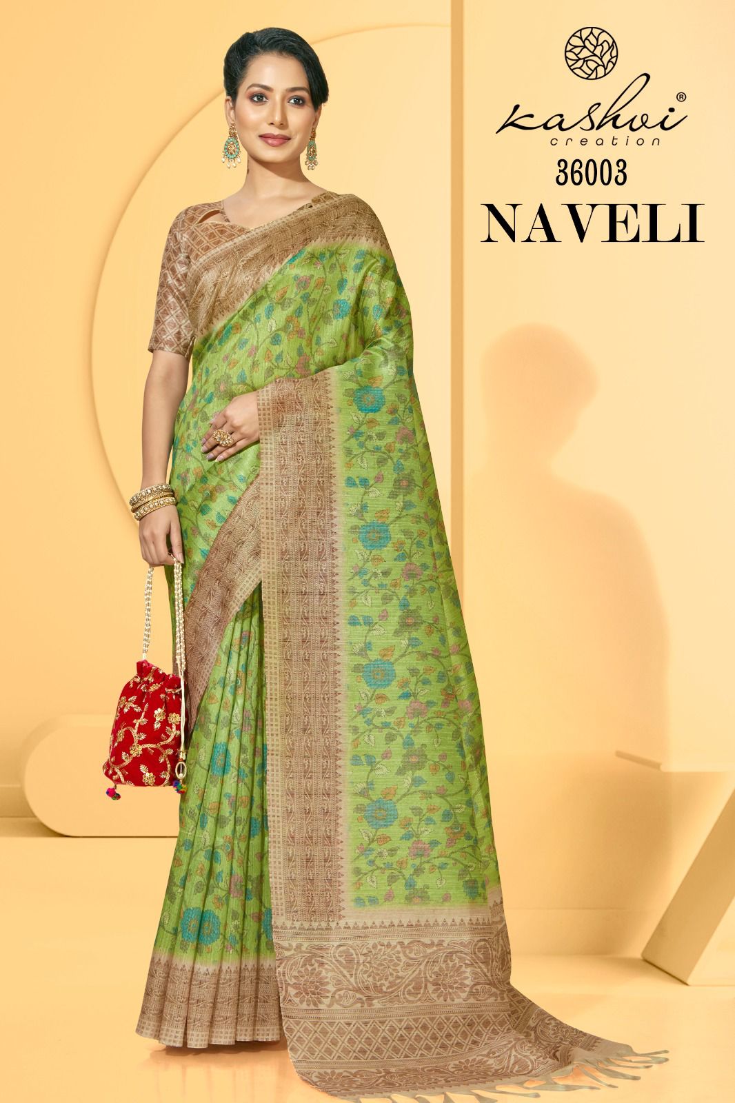 lt kshvi creation naveli silk exclusive print saree catalog