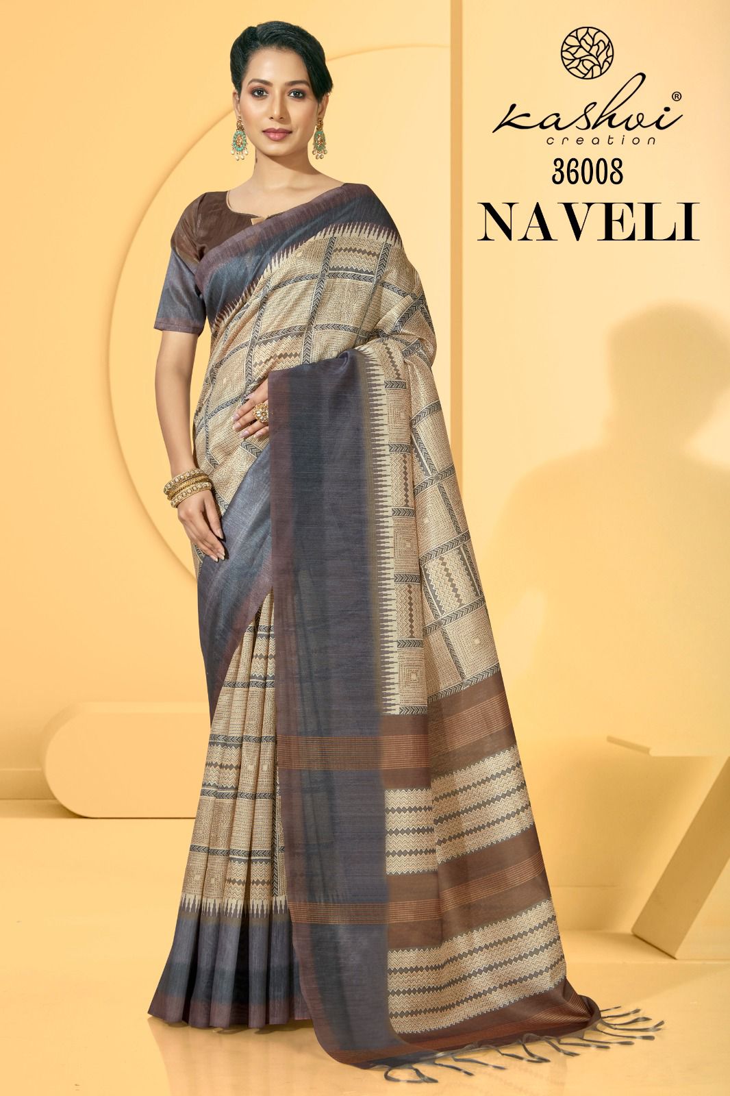 lt kshvi creation naveli silk exclusive print saree catalog