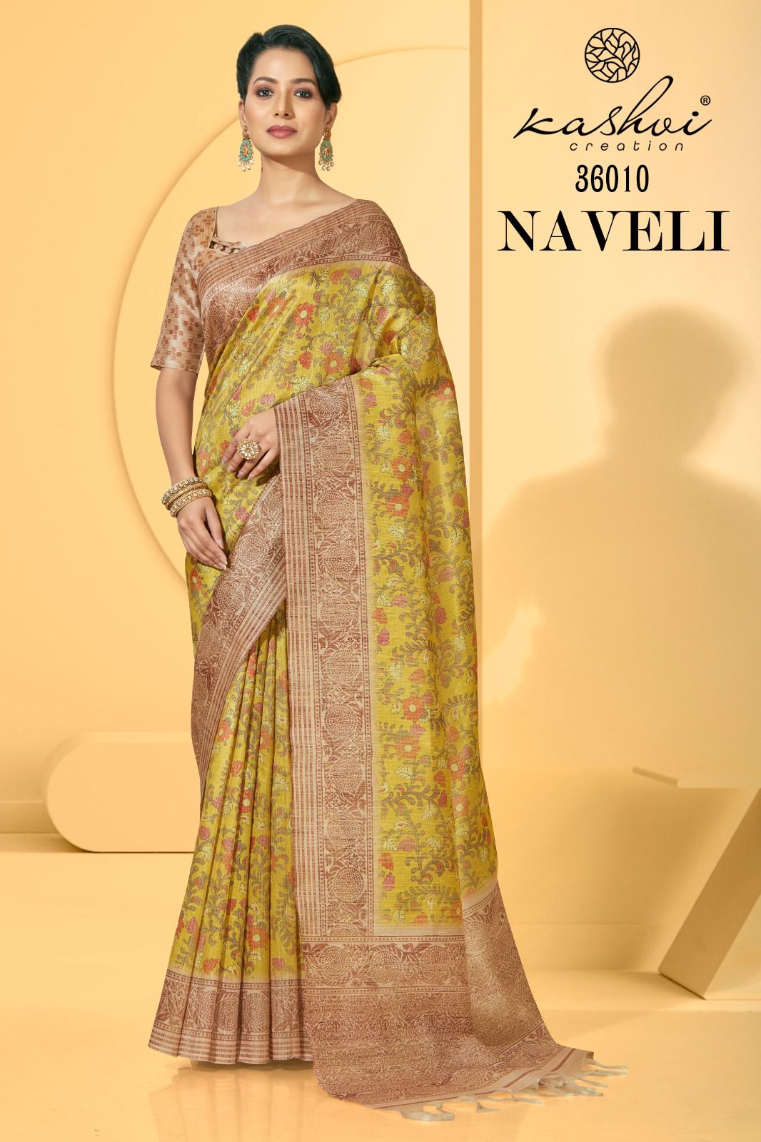 lt kshvi creation naveli silk exclusive print saree catalog