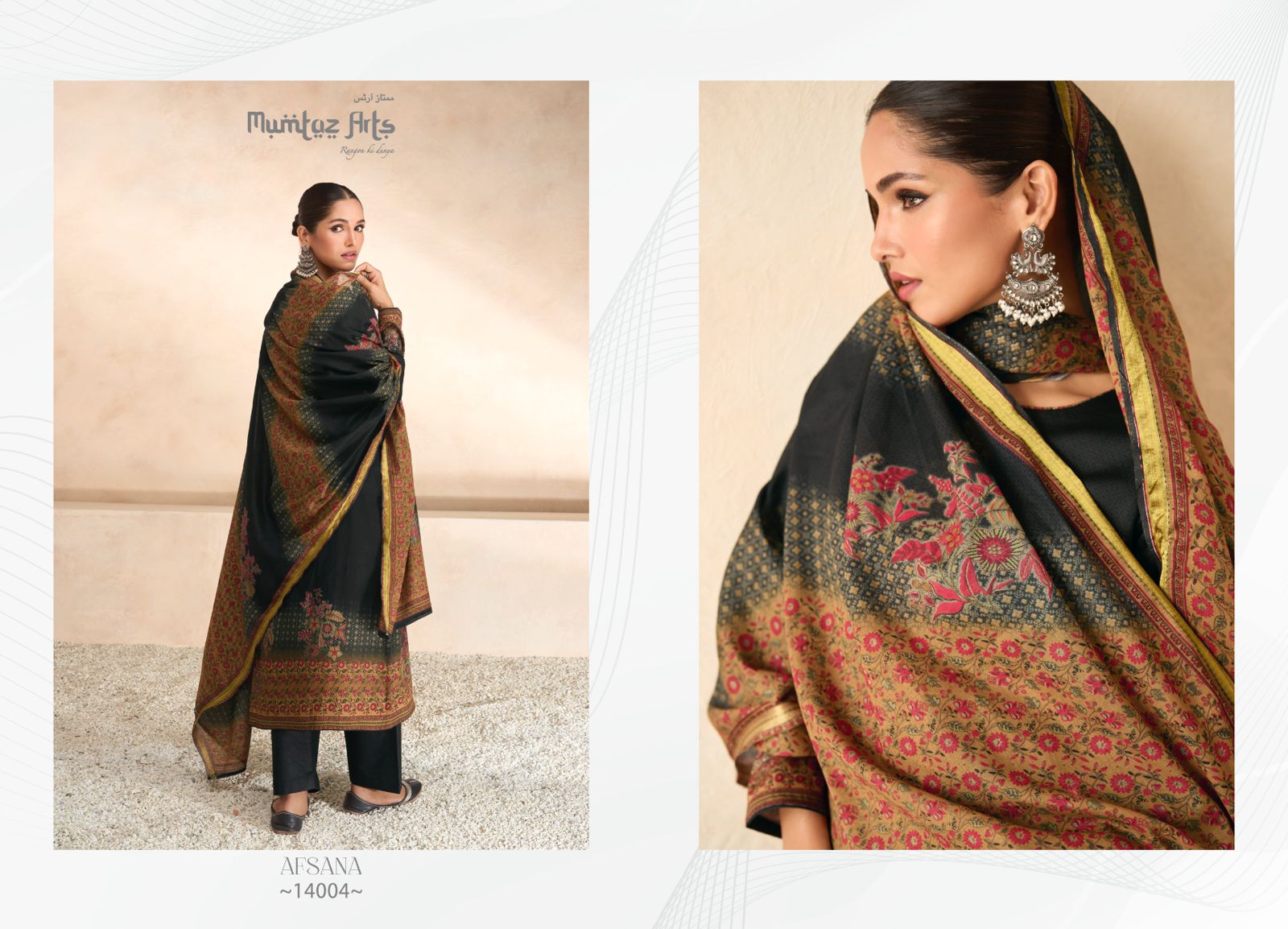 mumtaz art afsana lawn camric catchy look salwar suit catalog