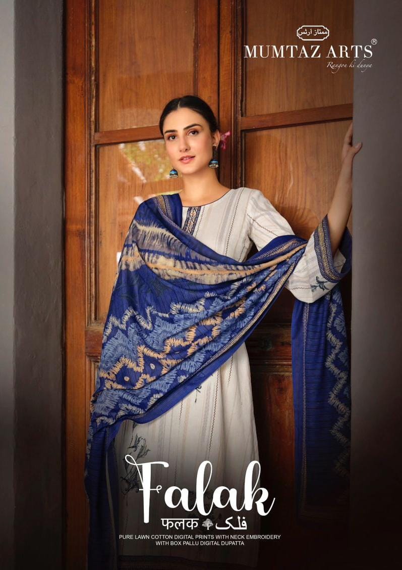 mumtaz art falak lawn decent look salwar suit catalog