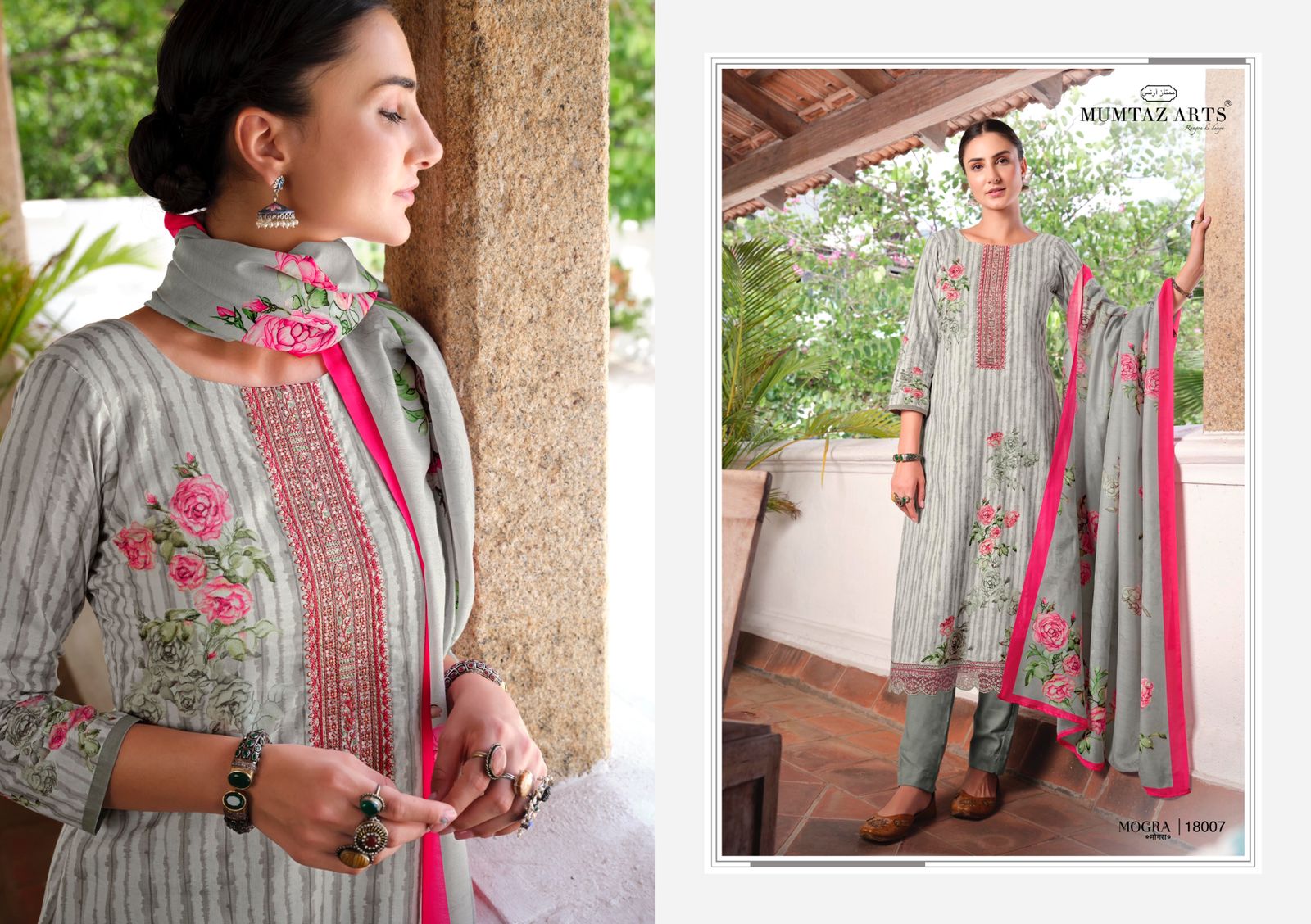 mumtaz art rango ki duniya mogra pure lawn cotton exclusive print salwar suit catalog