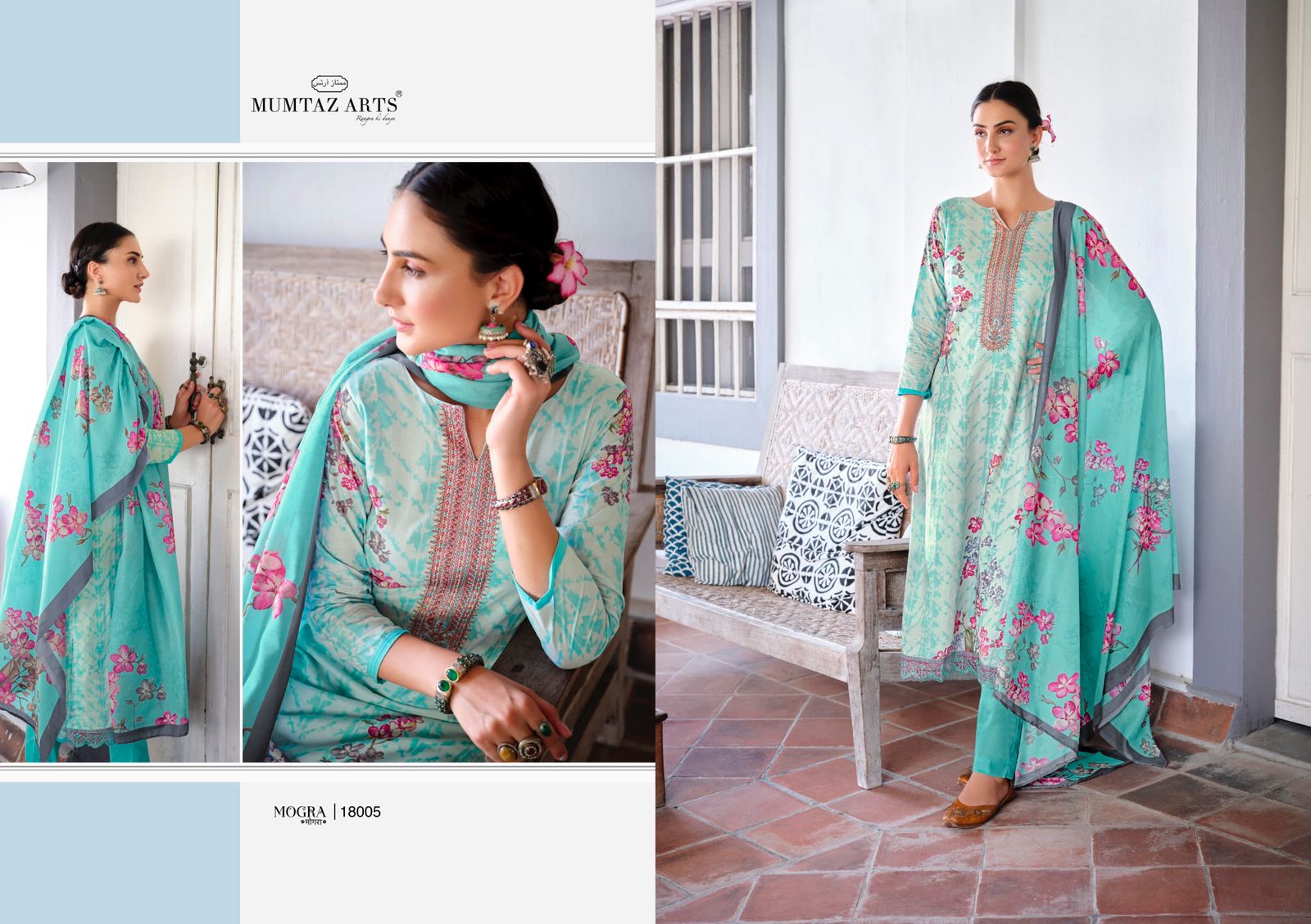 mumtaz art rango ki duniya mogra pure lawn cotton exclusive print salwar suit catalog