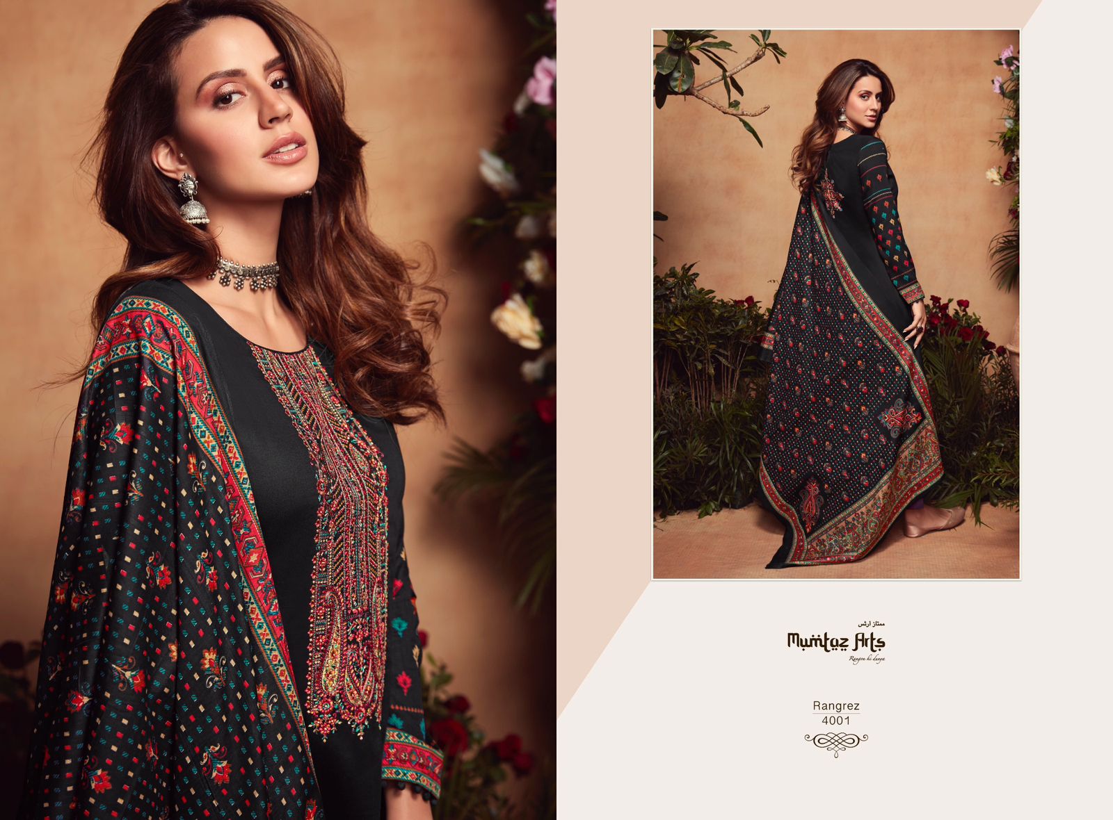 mumtaz art rangrez viscose elegant salwar suit catalog