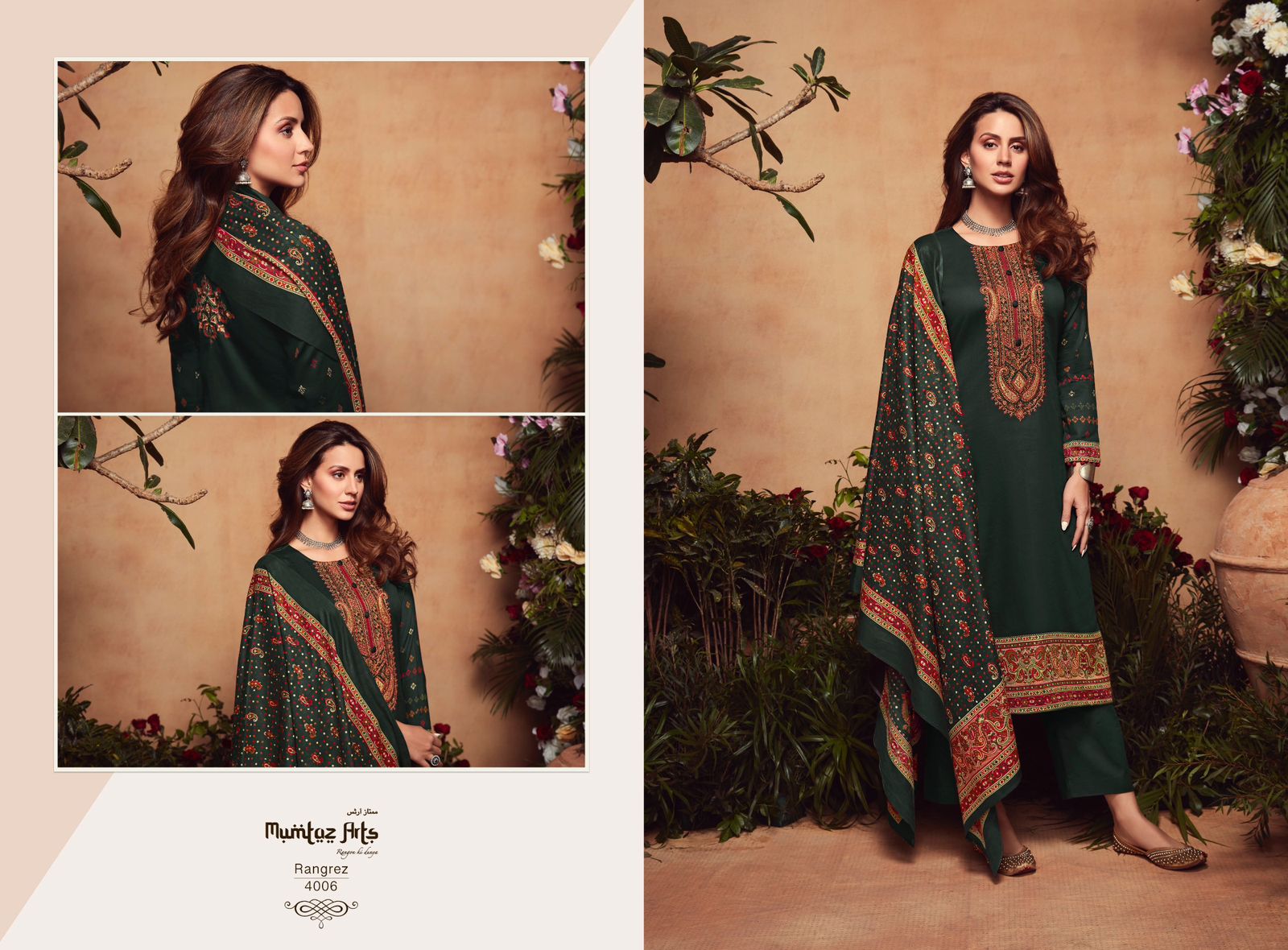 mumtaz art rangrez viscose elegant salwar suit catalog