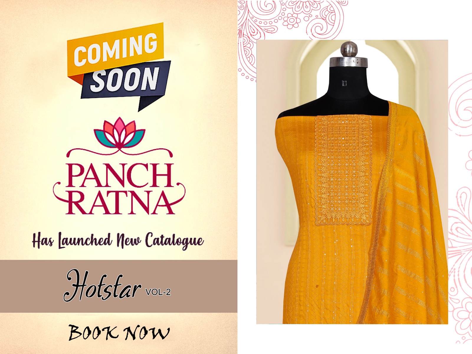 panch ratna hotstar vol 2 Viscose asstonising salwar suit catalog