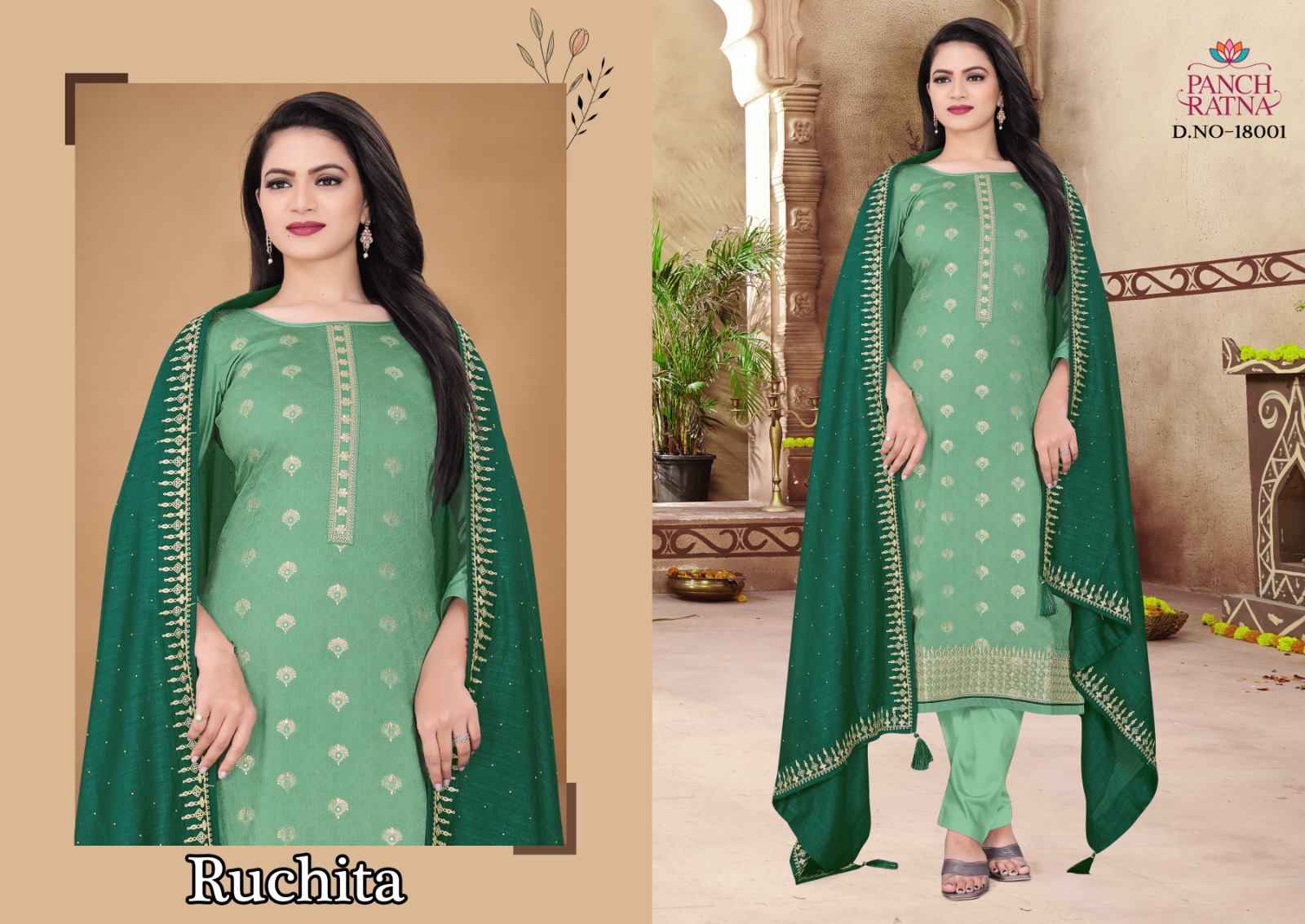 panch ratna ruchita dola catchy look salwar suit catalog