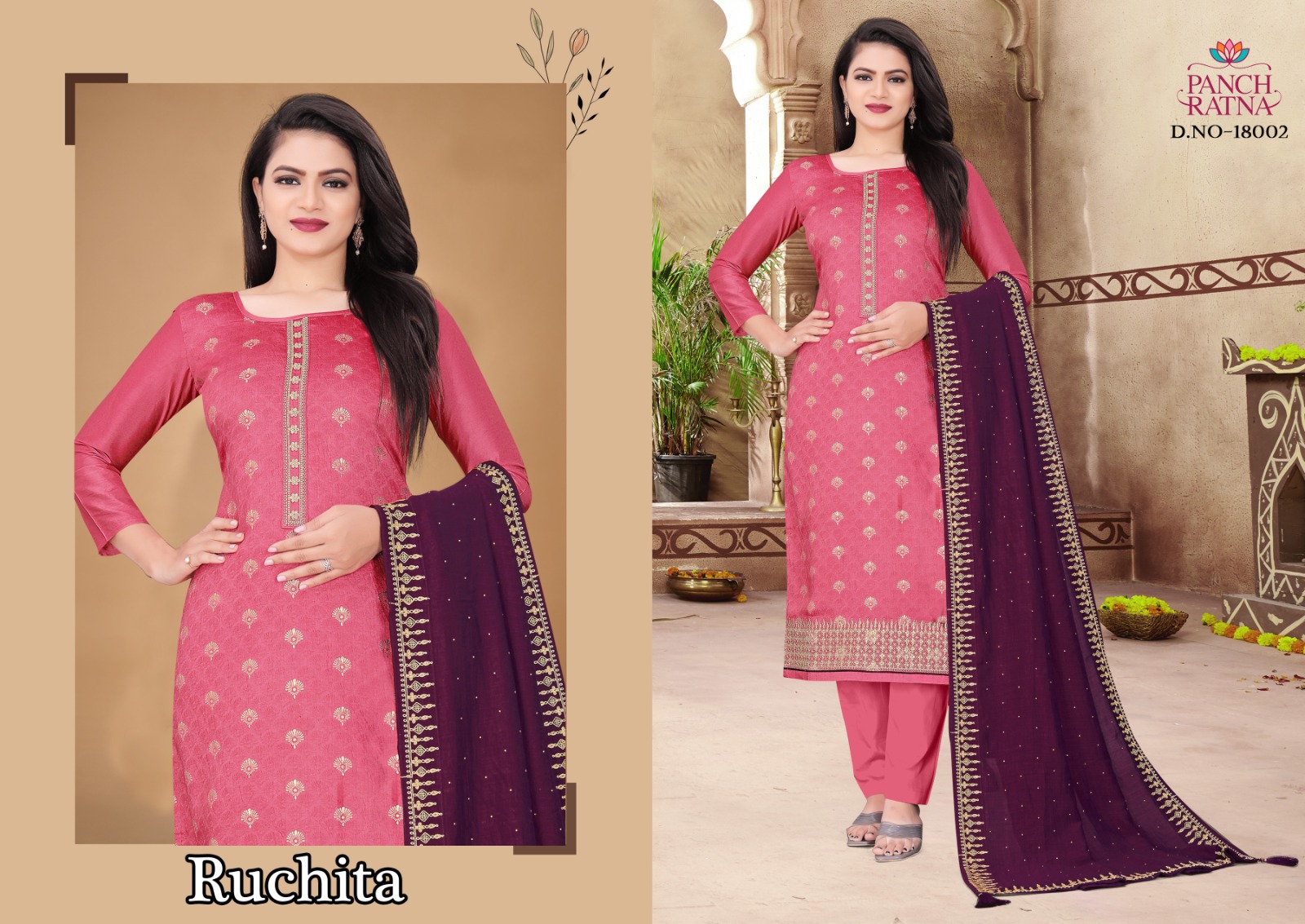 panch ratna ruchita dola catchy look salwar suit catalog