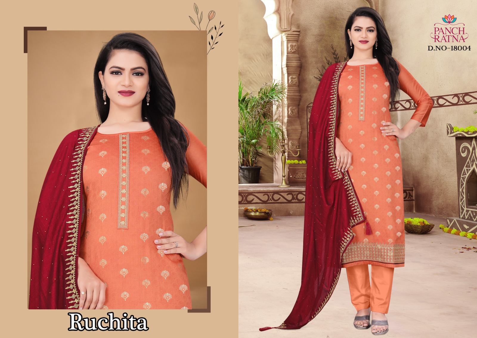 panch ratna ruchita dola catchy look salwar suit catalog