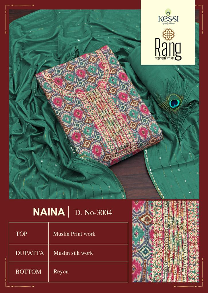 rang naina muslin exclusive print salwar suit catalog