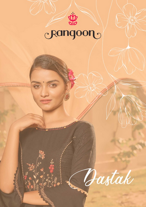 rangoon dastak rayon new and modern look top bottom with dupatta catalog