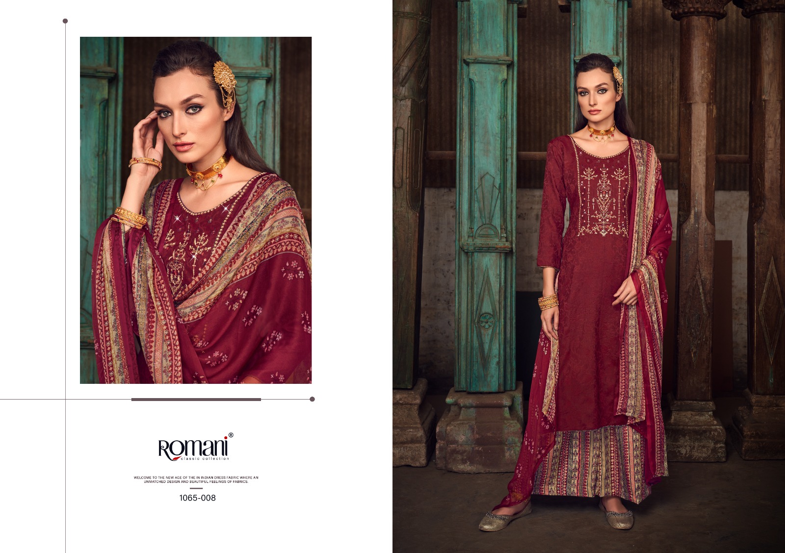 romani manvika jam cotton decent look salwar suit catalog