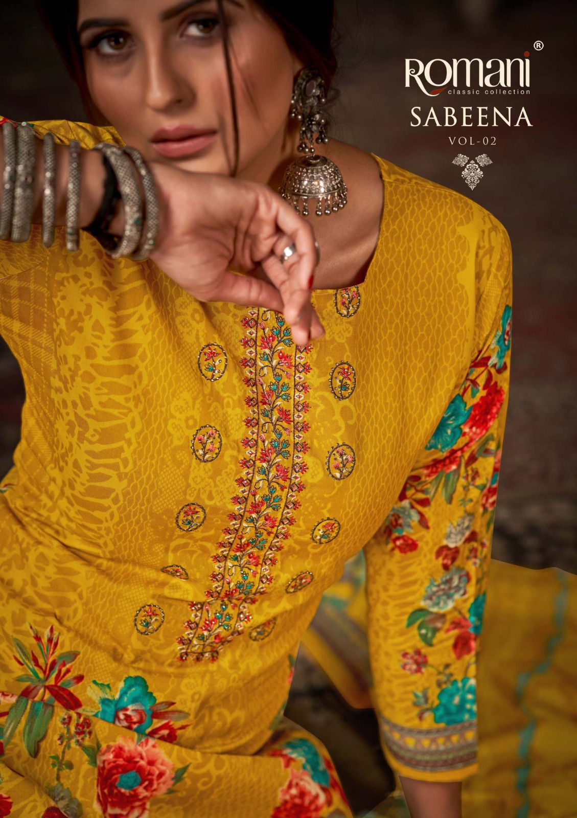 romani sabeena vol 2 cotton decent look salwar suit catalog