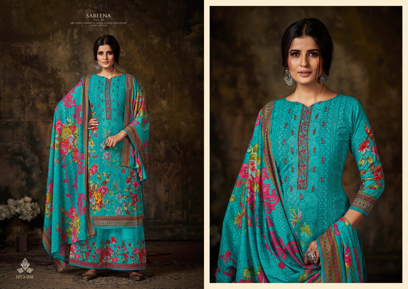 romani sabeena vol 2 cotton decent look salwar suit catalog