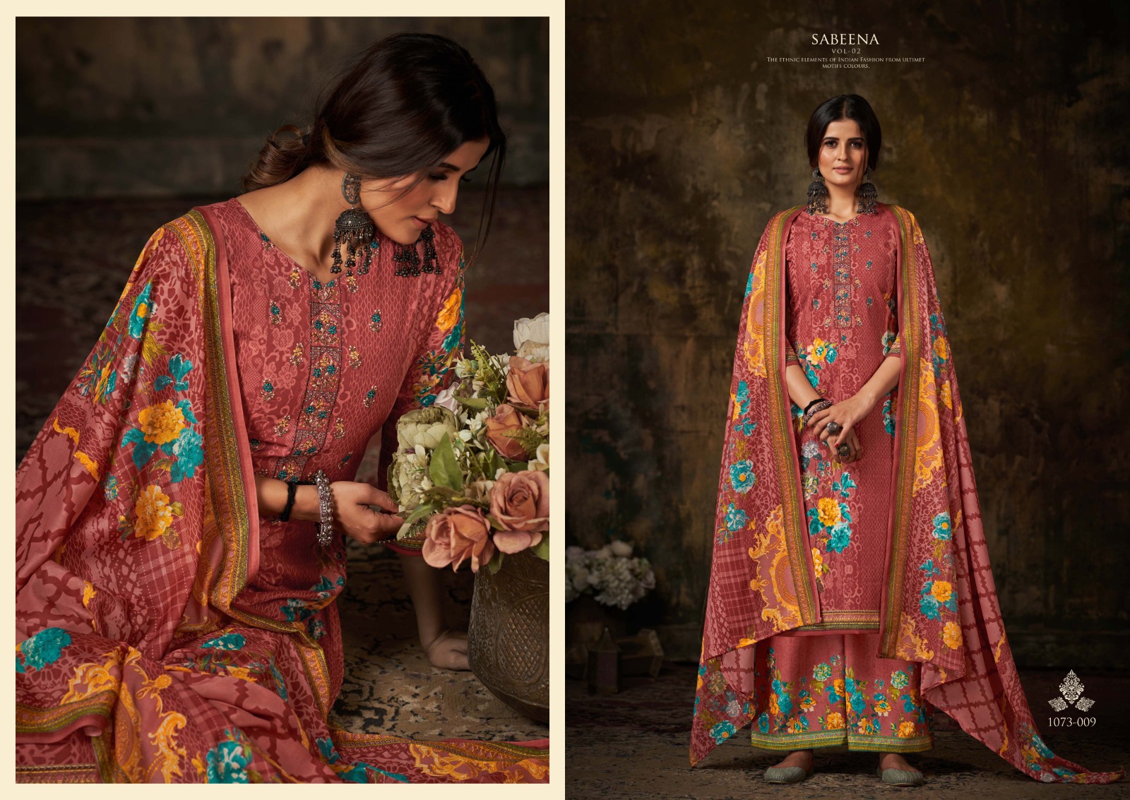 romani sabeena vol 2 cotton decent look salwar suit catalog