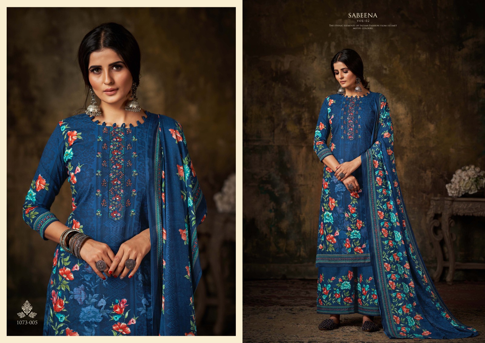 romani sabeena vol 2 cotton decent look salwar suit catalog