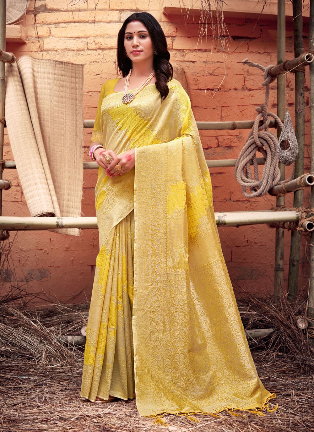 sangam print harshini cottonorganza decent look saree catalog