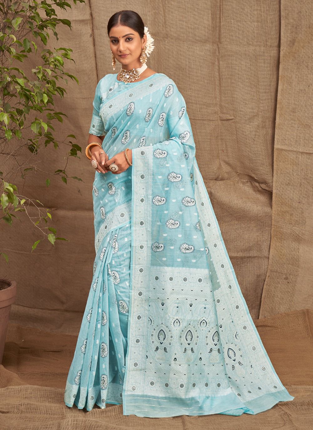 sangam print indra cotton authentic fabrics saree catalog