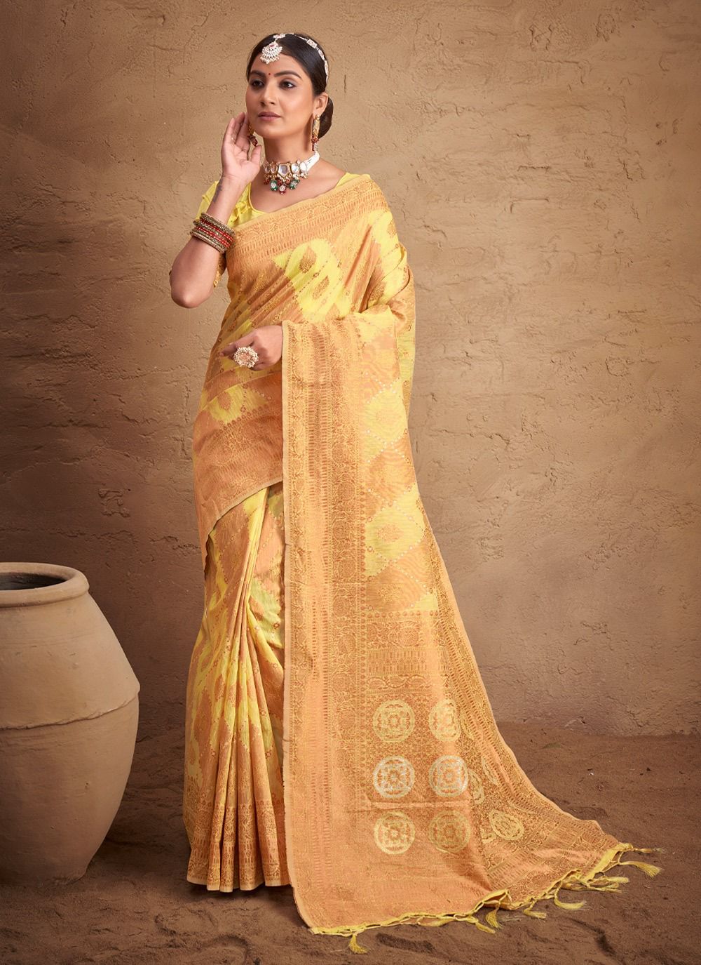 sangam print vibha cotton catchy look saree catalog