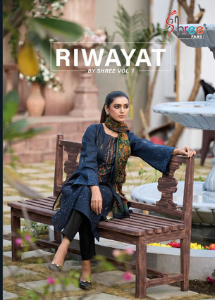 shree fabs riwayat vol 1 cotton gorgeous look salwar suit catalog