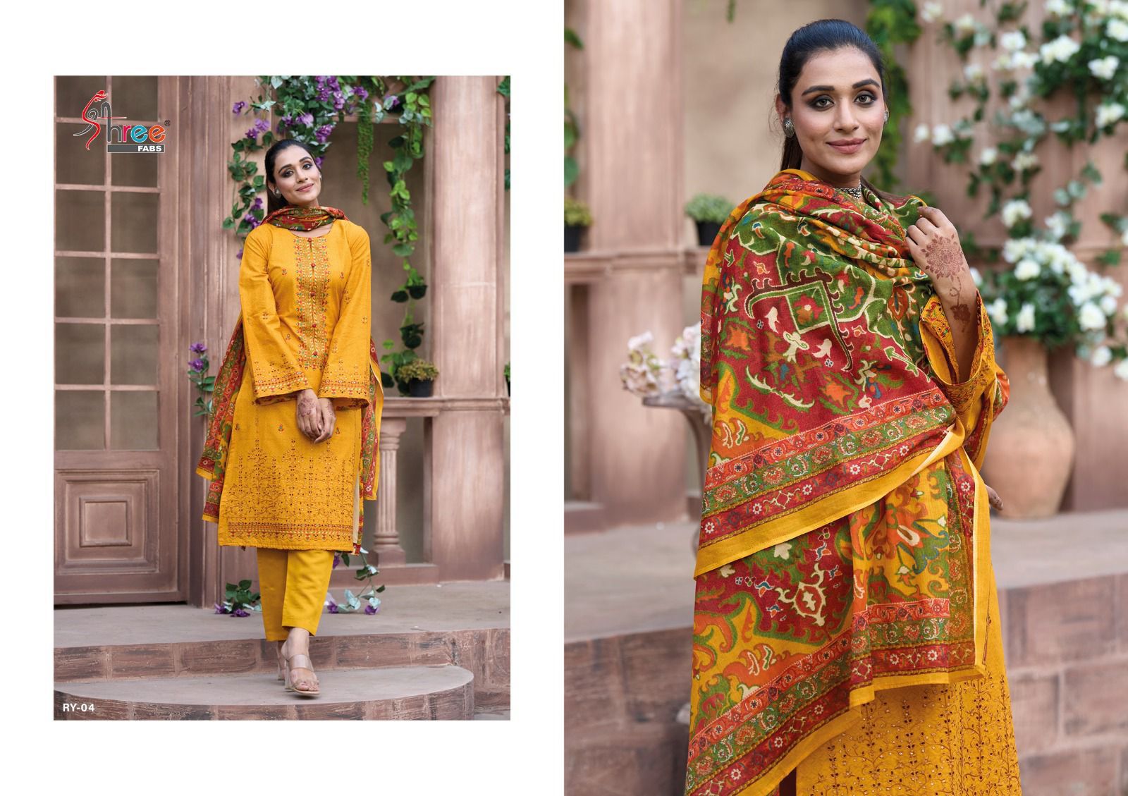 shree fabs riwayat vol 1 cotton gorgeous look salwar suit catalog