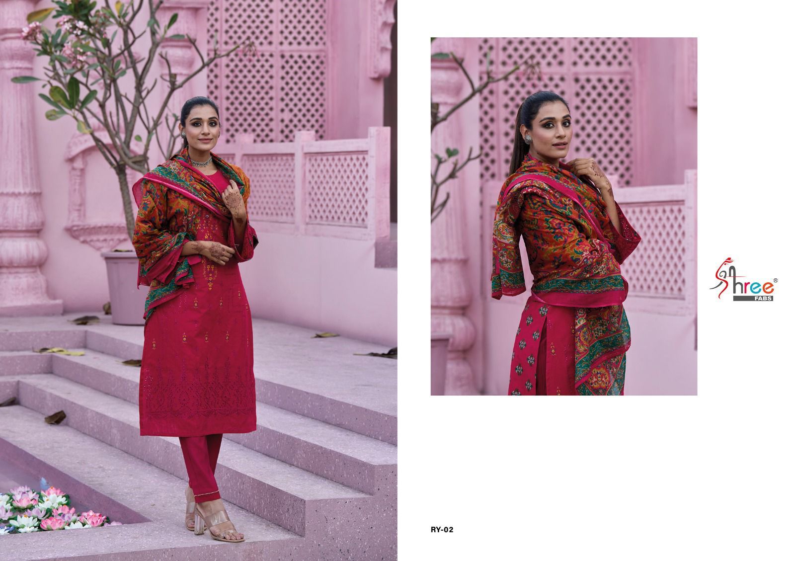 shree fabs riwayat vol 1 cotton gorgeous look salwar suit catalog