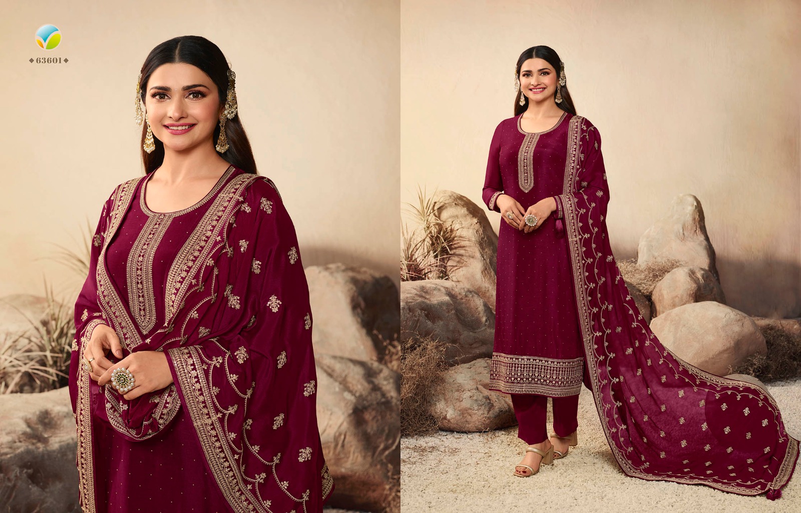 vinay fashion kaseesh geet dola silk chinon gorgeous look gawon catalog