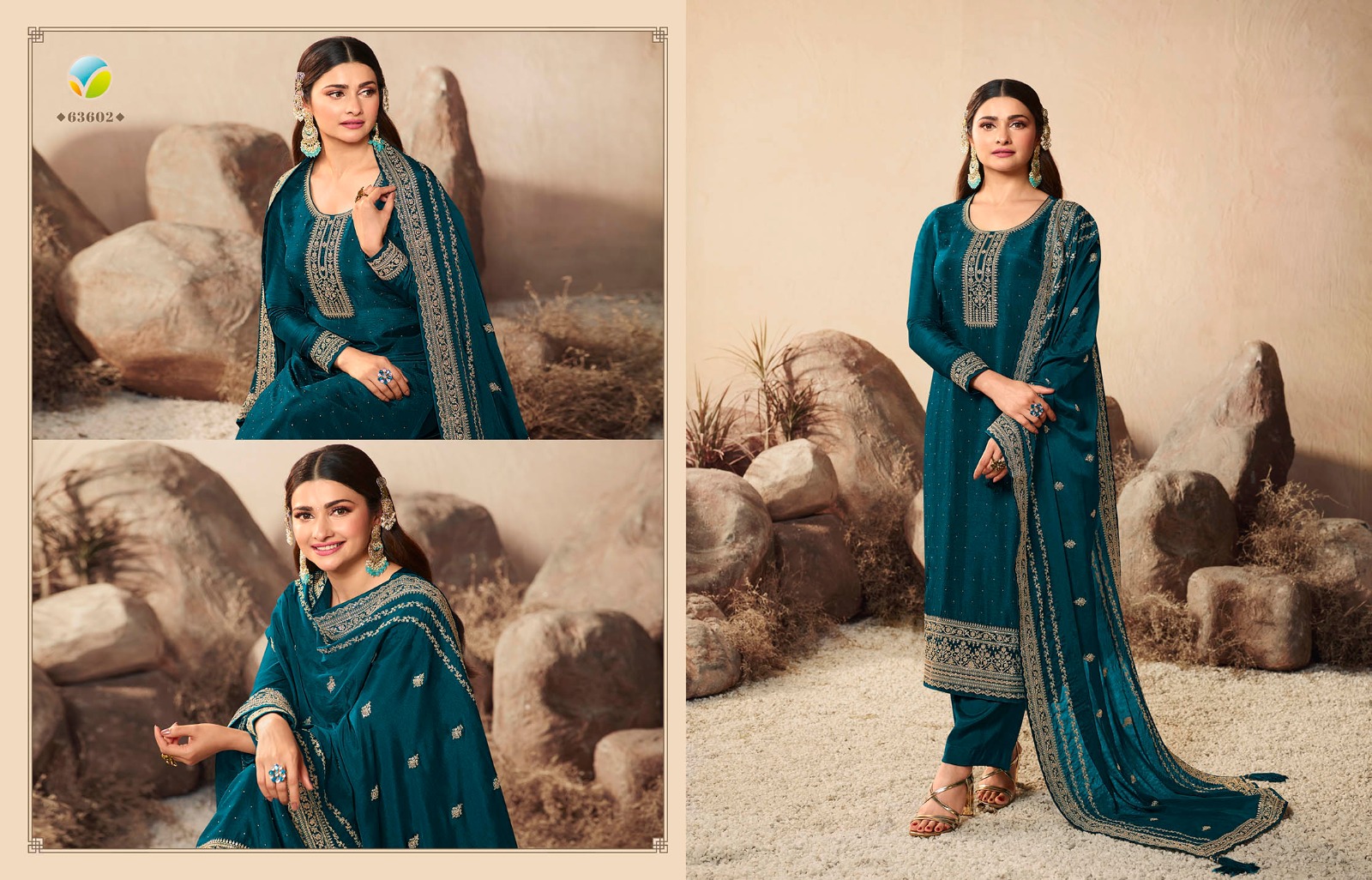 vinay fashion kaseesh geet dola silk chinon gorgeous look gawon catalog