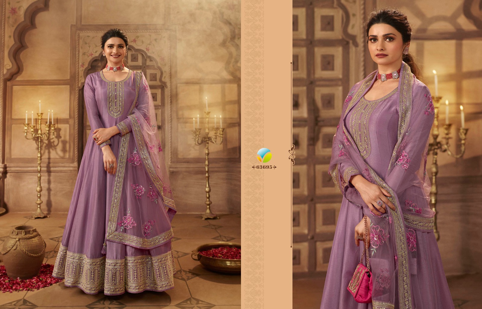 vinay fashion kaseesh noor mahal dola silk decent embroidery look slawar suit catalog