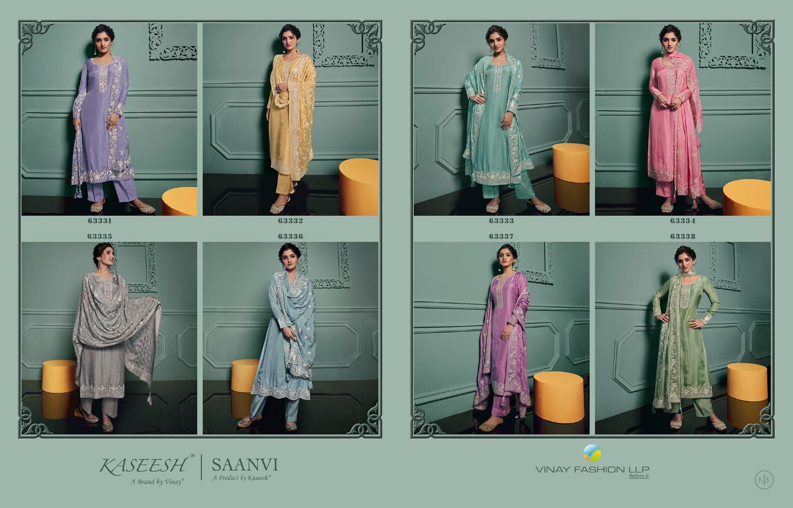 vinay fashion kaseesh saanvi dola innovative look salwar suit catalog