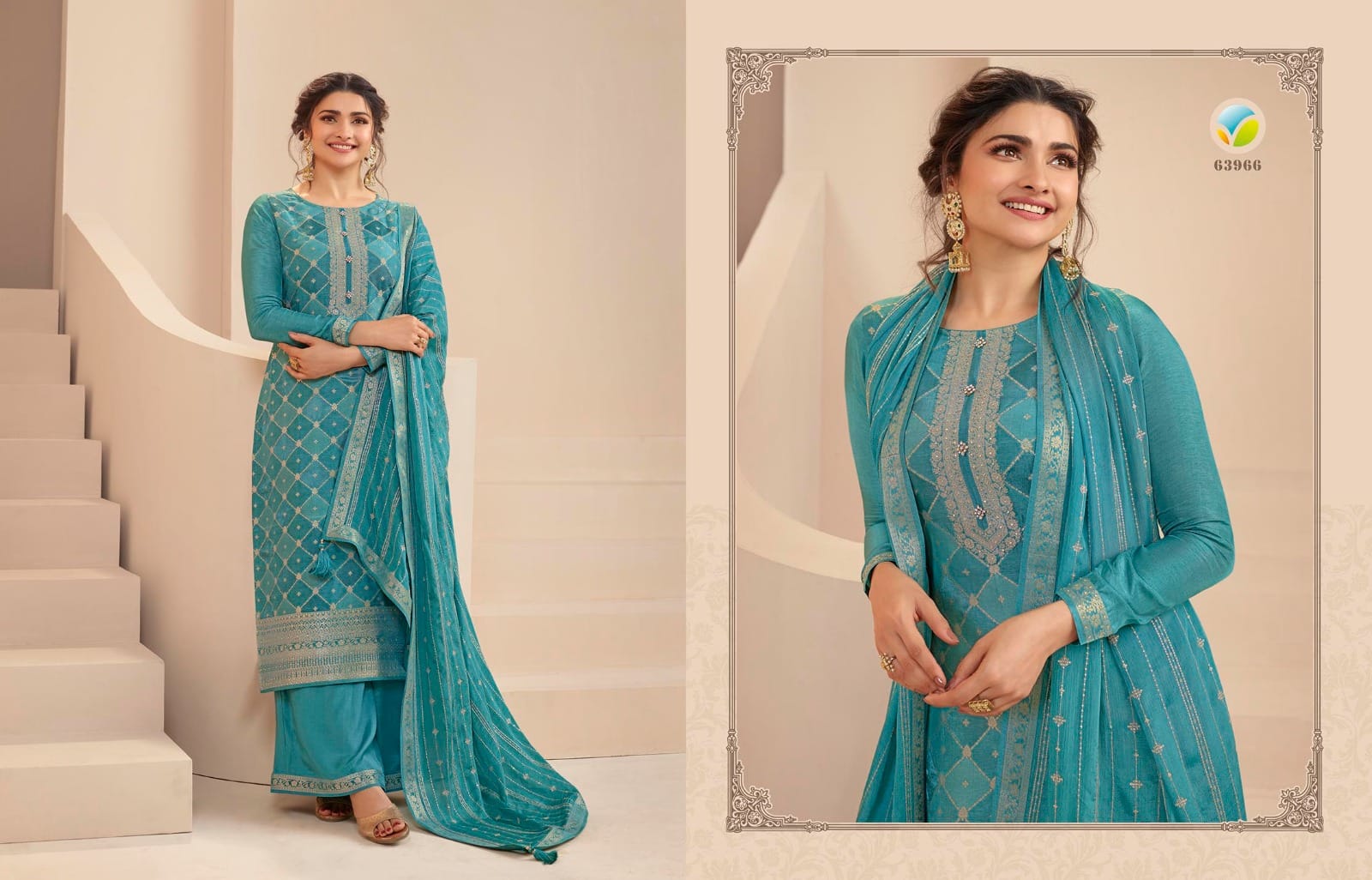 vinay fashion kaseesh saavi dola jaquard gorgeous look gawon catalog