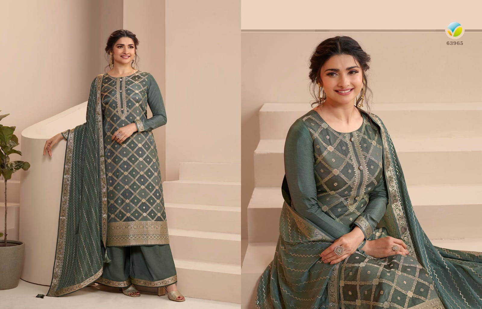 vinay fashion kaseesh saavi dola jaquard gorgeous look gawon catalog