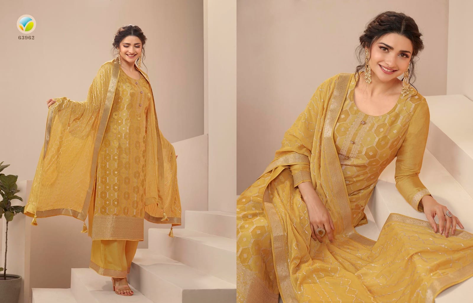 vinay fashion kaseesh saavi dola jaquard gorgeous look gawon catalog