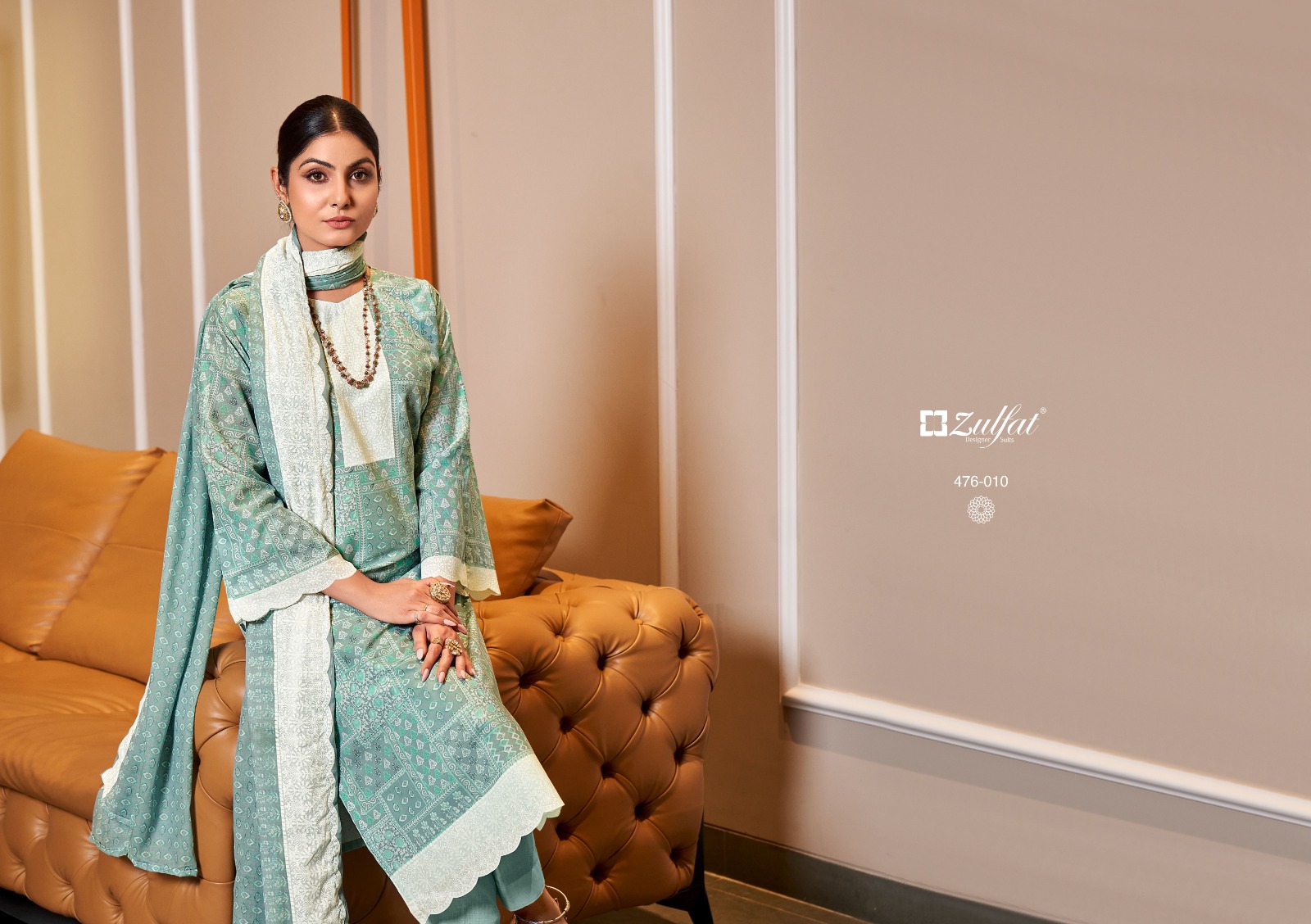 zulfat designer suit afsana cotton elegant look salwar suit catalog