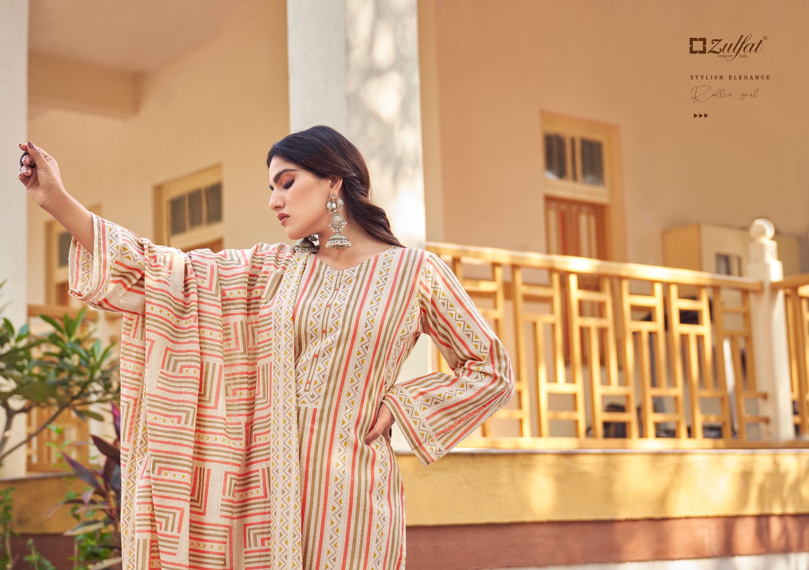 zulfat designer suit hakoba  cotton graceful look salwar suit catalog