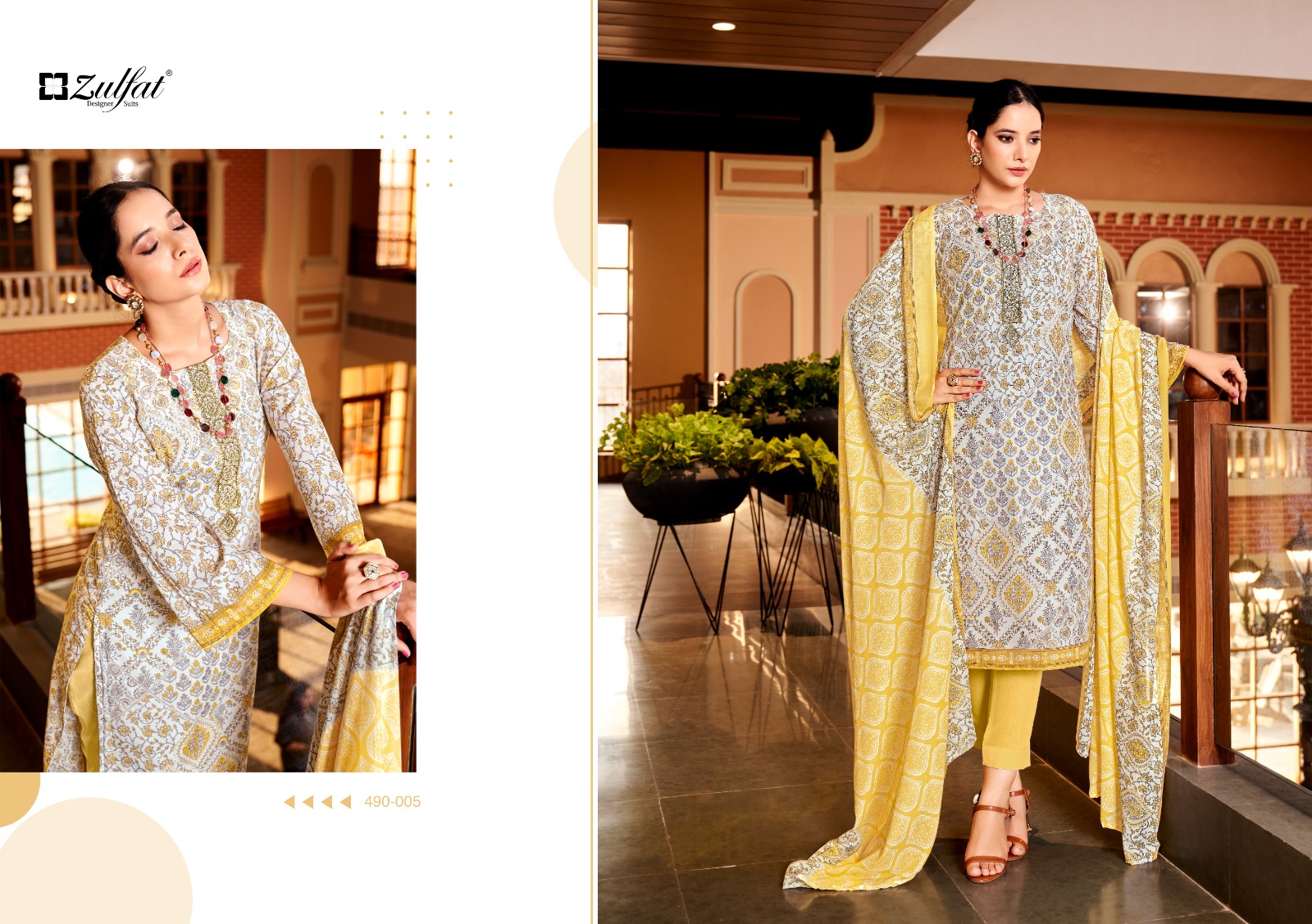 zulfat designer suit kavya 2 cotton regal look salwar suit catalog