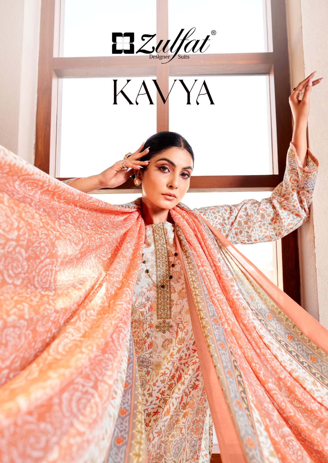 zulfat designer suit kavya cotton graceful look salwar suit catalog