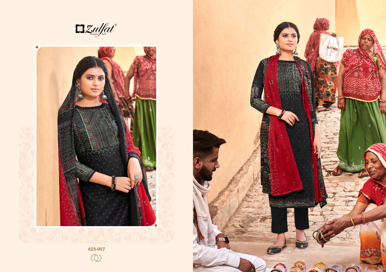 zulfat designer suit riyasat cotton exclusive print salwar suit catalog